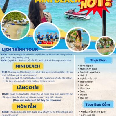 Tour 3 Đảo Víp Mini Beach