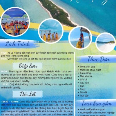 Tour Điệp Sơn - Dốc Lết