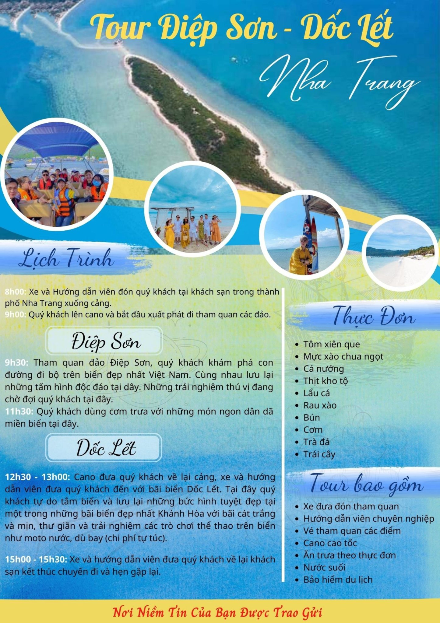 Tour Điệp Sơn - Dốc Lết Tour Điệp Sơn - Dốc Lết